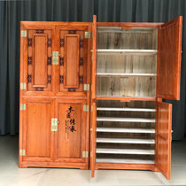 Chinese style retro fragrant Zhangwood Shoe cabinet in door Shoe closet two door lockers Xuanguan moisture-proof containing cabinet door hall Customized