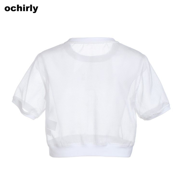 【新降5折】Ochirly欧时力格子雪纺短款薄衬衫1151013600
