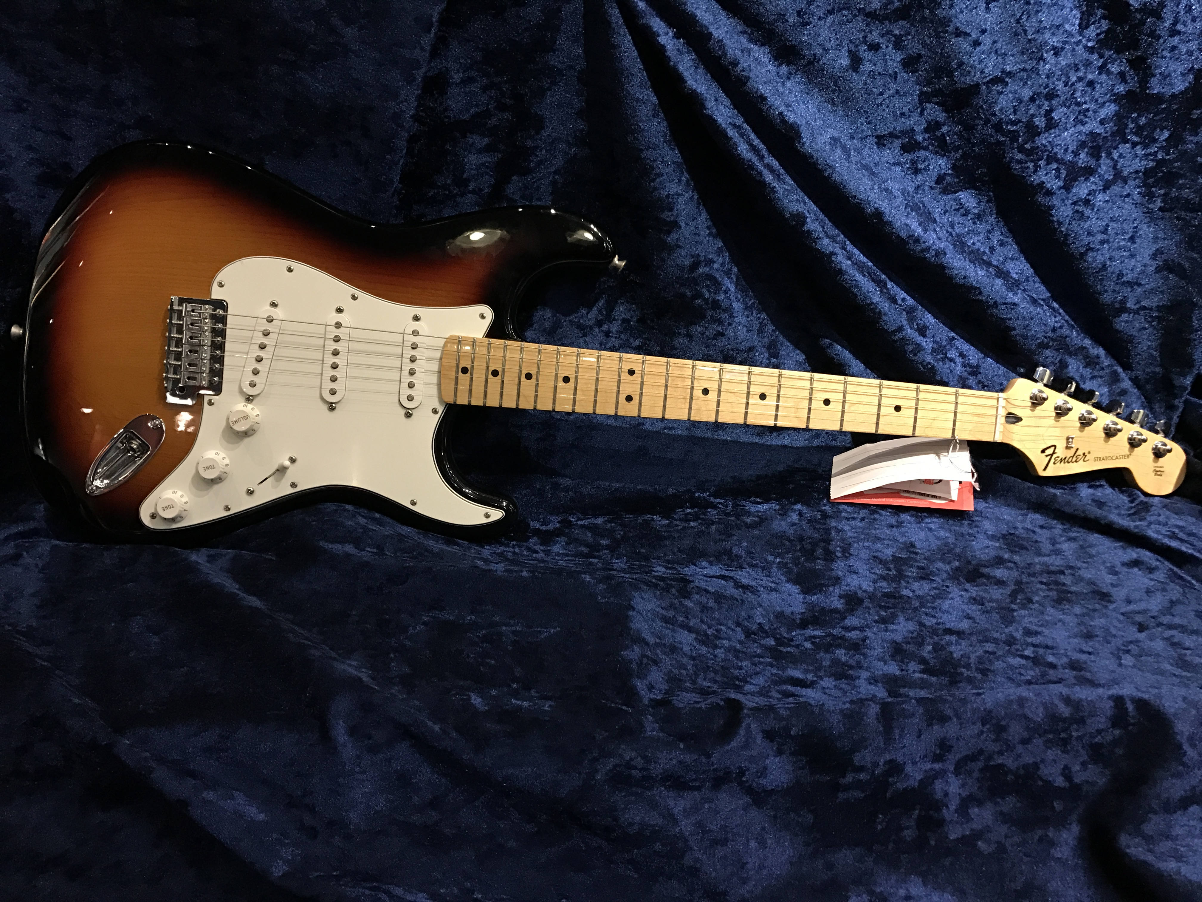 【北京豪运乐器】墨西哥产fender 014-4602-532 墨标 标准款日落