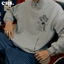 Crissrex Store SUPERTOFU SPTF boxing theme hand-painted pattern plus velvet hoodie vests