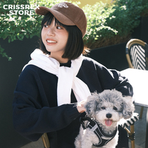 Crissrex Store CHAOSERS American casual street LOGO print National tide corduroy baseball cap