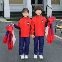 Primary school childrens submachine clothes school uniforms Spring and autumn clothing suit first grade childrens class clothes kindergarten garden clothes autumn and winter three sets