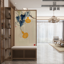 Screen partition living room into the door to stop the entrance barrier cabinet rack decoration Chinese modern household solid wood shoe cabinet one