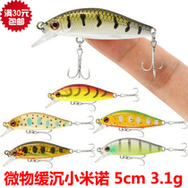 Road House Micromatter Slow Down Small Mino Road Subsimulation Fish Bait False Bait Hard Bait 5cm 3 1g