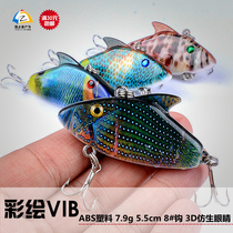 Road House Four colour painted Tsing Yi VIB Lubabait Hard bait full swimming layer Bionic Bait False Bait 5 5cm 7 9g