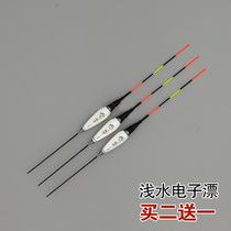 Fish drift luminous drift small short drift night fishing shallow water ultra-short day and night dual-purpose crucian carp high-sensitivity nano-electronic floating drift