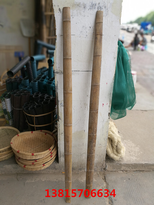 农夫纯手工楠竹扁担竹挑子挑水专用扁担竹扁担毛竹扁担 挑水扁担_双氙