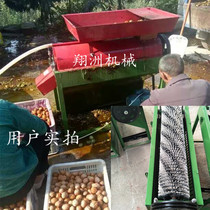 Household walnut peeling machine large green walnut peeling machine water washing all-in-one fresh walnut peeling machine has low damage rate