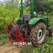 Drip irrigation pipe recycling machine capillary main pipe wrapping machine drip irrigation tape pipe wrapping machine tractor rear drive shaft pipe wrapping machine
