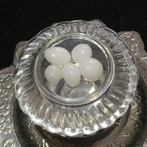 Sakyamuni Buddha Milky White G solid son White Jade luster used to hide the Pelta 5-7mm special bond