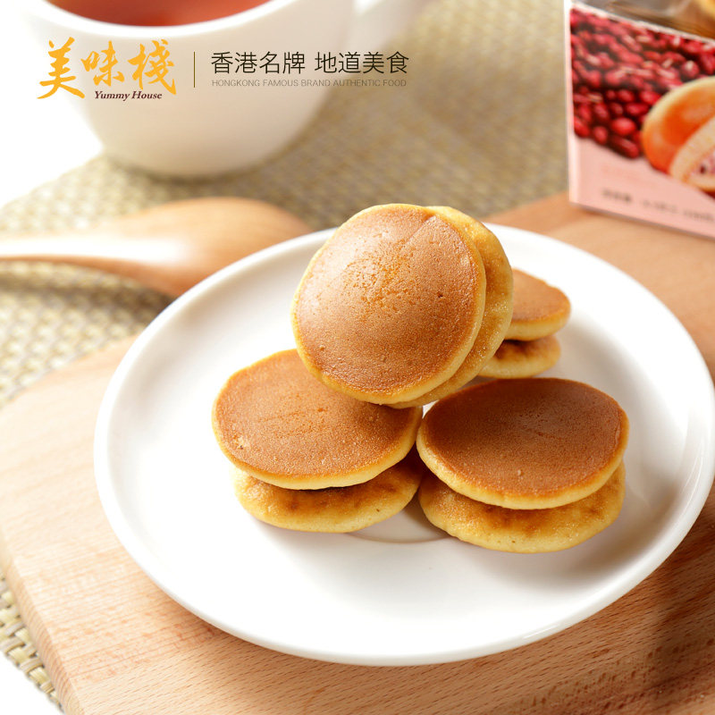 香港产 美味栈 红豆夹心铜锣烧 240g*2盒 天猫优惠券折后￥18.8包邮包税（￥43.8-25）京东￥20/盒