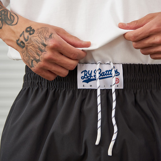 BATTLES Summer Dripping Logo Light Fast -drying Casual Sports shorts Male pants pants loose BATTLES Summer Dripping Logo Light Fast -drying Casual Sports shorts Male pants pants loose