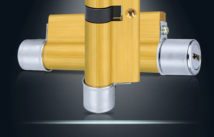 鸿盾锁芯超b级c级叶片防盗门锁芯 三环通用防打断防锡纸叶片锁芯