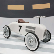 Farass Nordics Nordics Popbibus Classic Metal Childrens walker Four-wheels Scooter Shooting Background Props