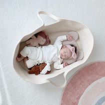 Fart Akins baby hand basket Sleeping Basket Newborns Basket hand carrying basket baby portable out of the picture