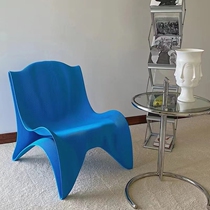 Nordic designer Glass GRP Creative Casual Chair Prototype board room for sale in single Alien Net Red leaning back chair