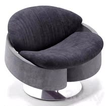 Designer Money Room Decent Board Room Light Extravagant Advanced Senses Casual Chair Stainless Steel Single Comfort Chair