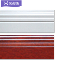 Huangxuan pure solid wood pianlongan material flat piano paint skirting line multi-color white wall line factory direct sales