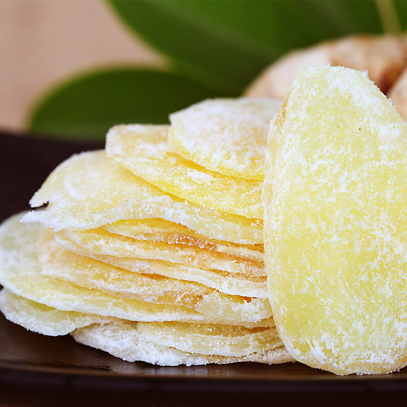 糖姜片 山东特产 1000g装包邮驱寒暖胃农家自制特级姜片姜糖片