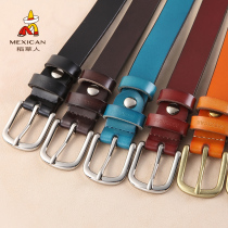 Straw women belt casual versatile sweet belt dress decoration pants belt women trend fashion ins