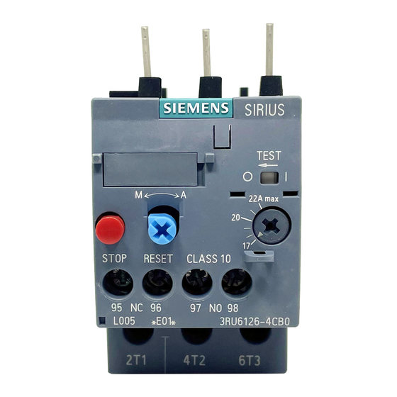정품 Siemens 열전기 릴레이 3RU6126 모터 과부하 과열 보호자 3RU1126 3RU2126 정품 Siemens 열전기 릴레이 3RU6126 모터 과부하 과열 보호자 3RU1126 3RU2126