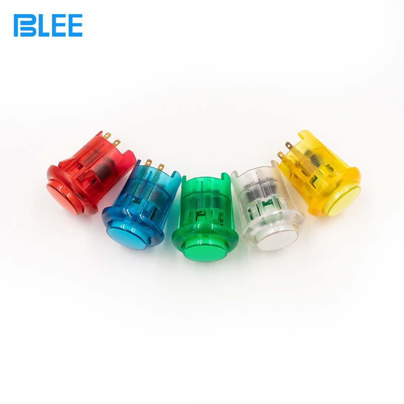 Game machine type 30 luxury with light card button moonlight treasure box with light plug luminous button iron box machine button