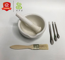 Porcelain mash pot Research Medicine Bowl medicine mortar mortar mortar grinding Rod ()