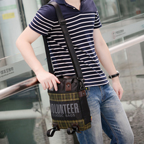 2021 new nylon fabric shoulder handbag briefcase mens oblique cross-bag trend waterproof European and American fashion canvas