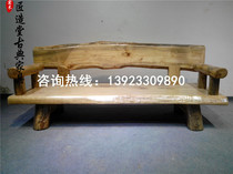 Full Wood Sofa Modern Chinese Style Sofa Bed Living-room Sofa Chair Combo Original Eco furniture Zhangmu trio sofa