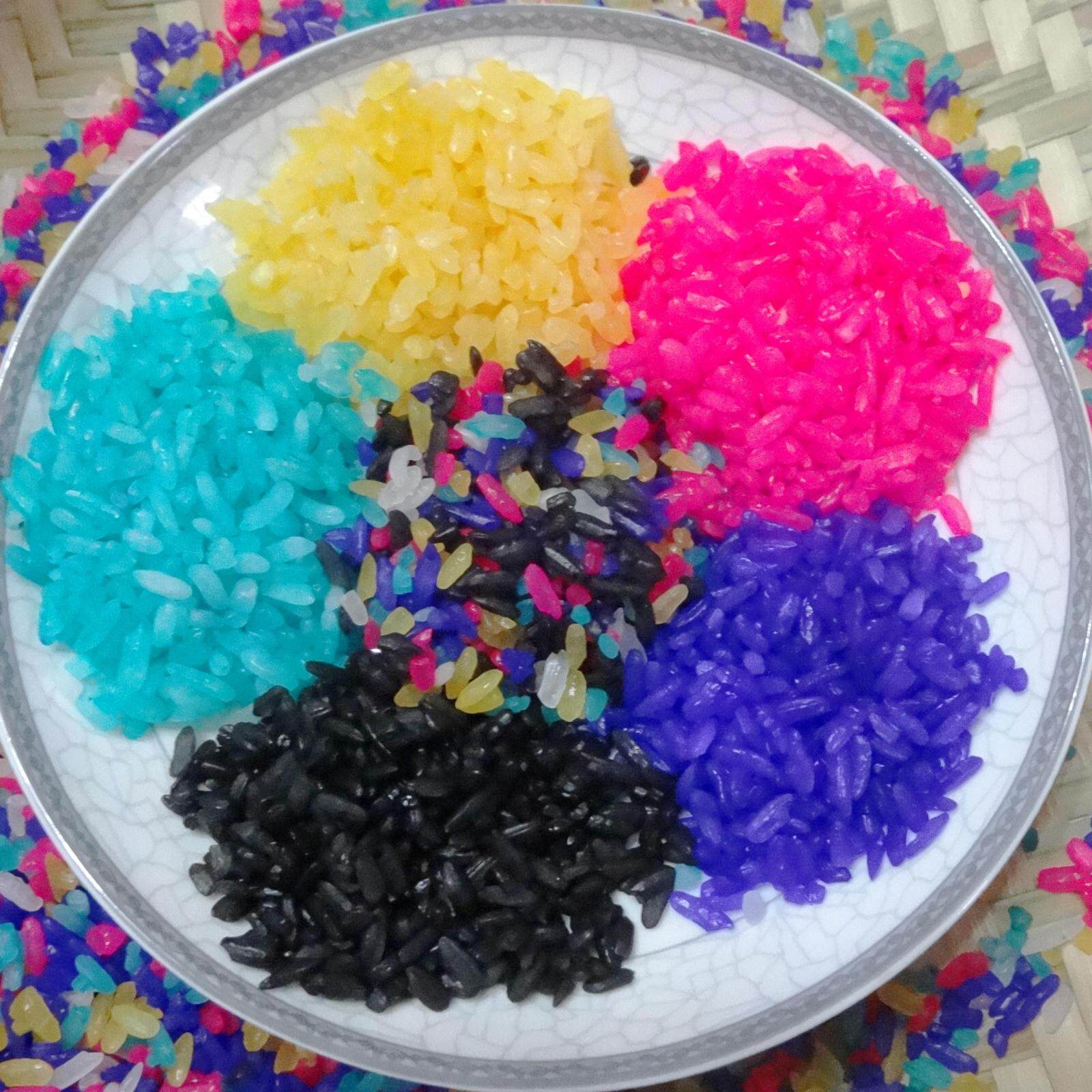 罗平布依五色花米饭500克 五彩花糯米饭纯天然植物染色云南特产