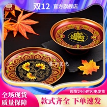 Relief alloy Tang Cai for fruit plate Lotus fruit plate for plate fruit plate
