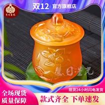 Water supply Cup holy water cup for Buddha water cup glass glass Crystal Lotus Lotus Guanyin Cup net water Cup tribute Cup