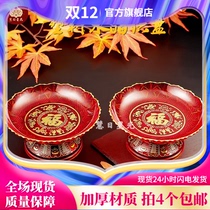 New products of Buddha Crystal plastic fruit plate home worship Buddha Buddha worship Buddha