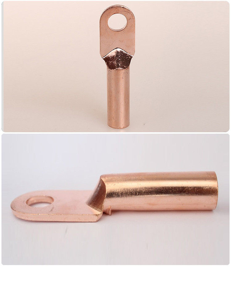 铜鼻子电线铜线耳 铜接头铜接线端子接线鼻子 铜接线耳 dt-70平方