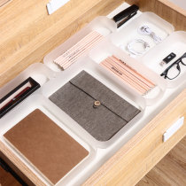 Drawer built-in partition storage box desktop stationery compartment sorting partition kitchen chopsticks knife and fork sorting artifact