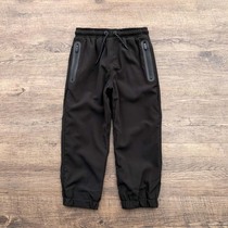 Exported to the UK autumn and winter boys casual trousers foreign trade original single small and medium-sized childrens double-layer sports pants waterproof pants