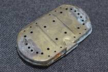 During the period of the Republic of China pocket copper hand heater with pulp natural Ware simple 11*6 5cm YY 1648