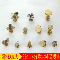 Agricultural electric sprayer full copper nozzle spraying machine single double three hole nozzle large atomization adjustable direct injection