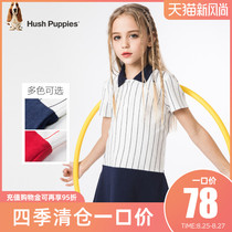  Xiubu Shi Childrens clothing clearance summer clothes Girls Middle school children children lapel Western style student short-sleeved skirt tide dress