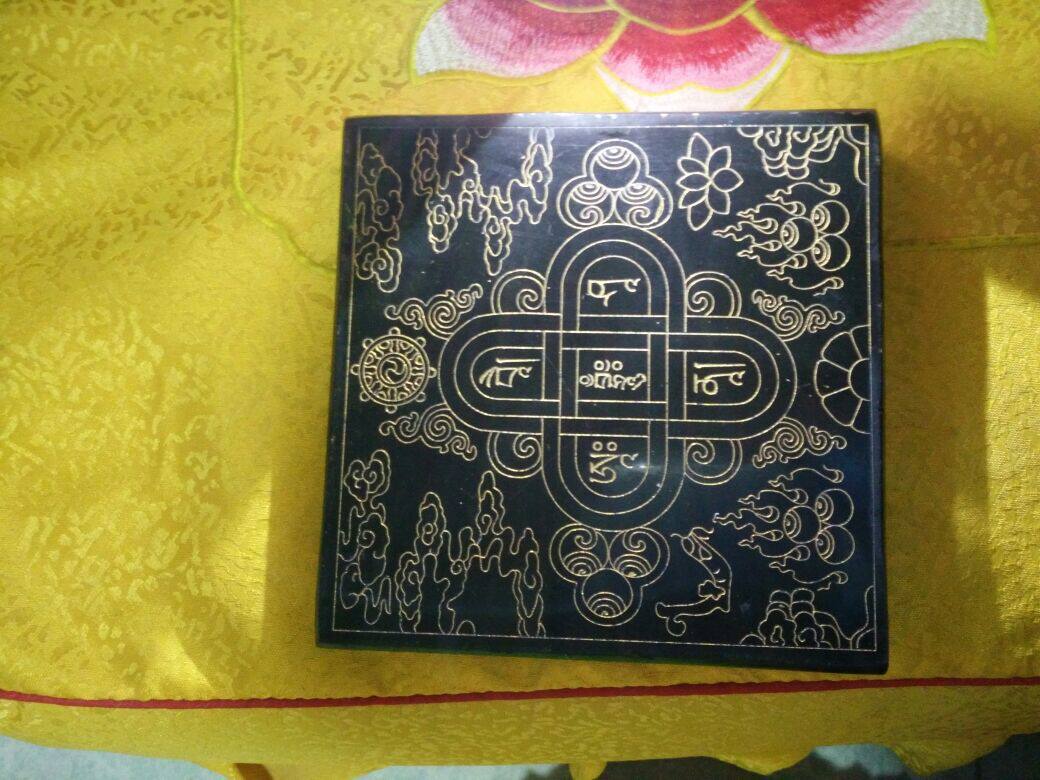 龙王坛城放生咒玛尼石模具供养度脱一切龙族殊胜咒轮模具