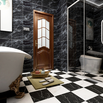 Toilet Ground Renovated Sticker Bathroom Floor Tiles Decoration Waterproof Self-Adhesive Marble Tile Wall Sticker Thickened