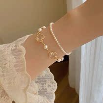 Bracelet Girlfriends Four Students Duo Bracelet Womens Girlfriends Trio Friendship of Four Cute Bracelet men and women Korean version