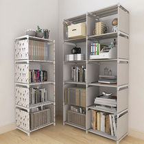 Simple Bookshelf Shelve Floor Desk Bookcase Brief Modern Students Use Childrens Storage Combo Cabinet Storage Racks