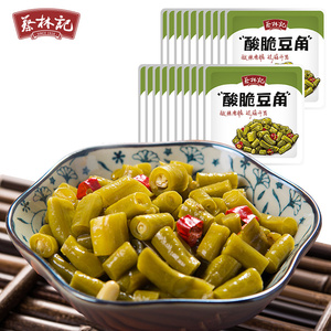 蔡林记酸豆角拌面泡菜酱菜咸菜下饭菜泡豇豆酸豇豆30g*20小包装