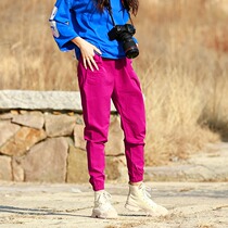 Outdoor New Womens Speed Dry Pants Hiking Casual Morning Practice Running Long Pants Tightness Waist Circumference Elastic Hip Hop Quick Dry Pants