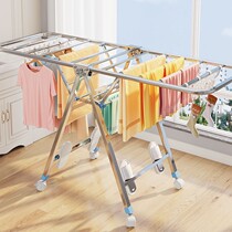 Hair Towel Rack Beauty Hair Shop Special Stainless Steel Towel Rack Fold Large Capacity Landing Style Mobile Beauty Yard Car Wash