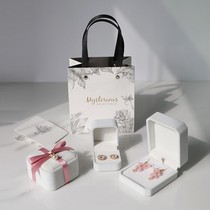 Earrings box small mini high-grade gift exquisite small small earring gift box single earring jewelry gift box