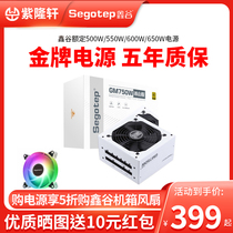 Xin Valley GM650 Desktop Computer GM750W White RGB Gold Medal Full Module Host Power Suit Rated 850W