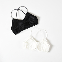 Womens underwear with chest pad anti-light gathering chest wrap-around back cross with no steel ring bottoming camisole