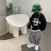 Boys new necropolis spring male baby spring money Han version long sleeve blouse boy spring foreign air casual hit undershirt tide